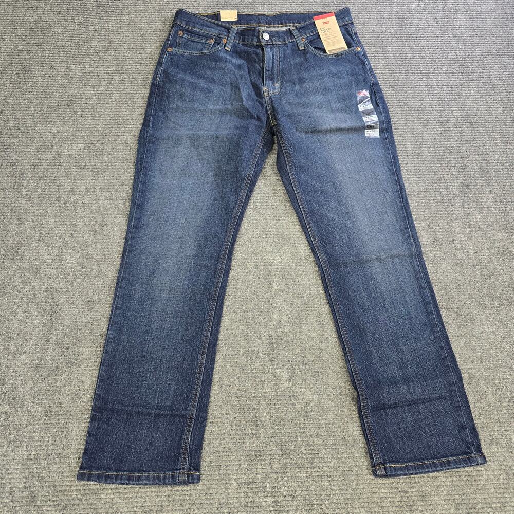 Levi's 541 Athletic Taper Mens 33x30 Dark Blue Stretch Denim Jeans NWT